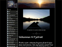 Tablet Screenshot of fjellrek.com